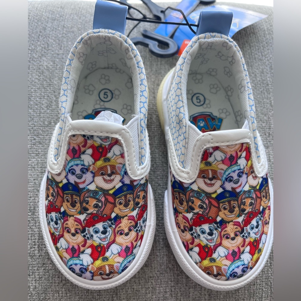 Paw Patrol Kids Slip-On Sneakers - Colorful Character Design